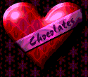 I love you heart chocolates  animation
