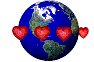 world with hearts   animation