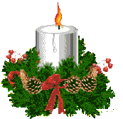 christmas candle  animation