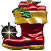 xmas boot  animation