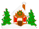 christmas house  animation