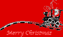 merry christmas train  animation