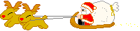  christmas sledge animation