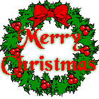  christmas wreath animation