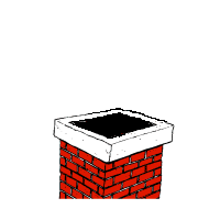 father christmas down the chimney animation