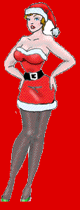 christmas lady  animation