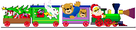  christmas train  animation