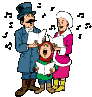carol singers  animation