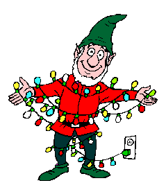 elf in lights   animation