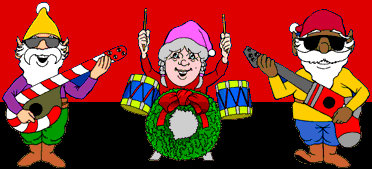  christmas rock band animation