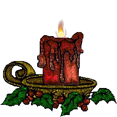 christmas candle animation