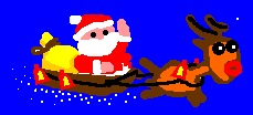  santas sleigh animation