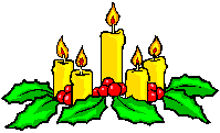  christmas candles animation