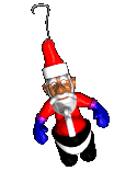 swinging father christmas  animation