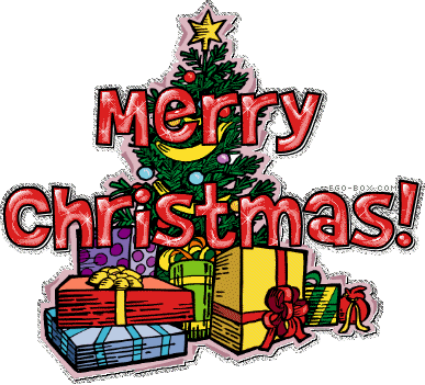merry christmas presents   animation