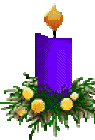  christmas candle  animation