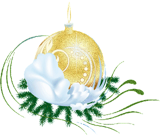  gold glitter bauble  animation