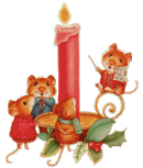  candle and mice animation