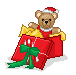 teddy present  animation