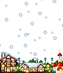 snow scene  animation