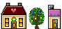  christmas house animation