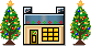  christmas house animation