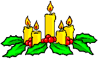 christmas candle  animation