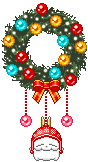  xmas wreath animation