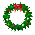 xmas wreath  animation