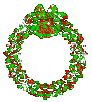 christmas wreath  animation