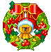 christmas wreath  animation