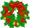 christmas wreath  animation