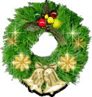 christmas wreath  animation