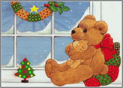 teddys on the window sill  animation