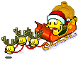  sants sleigh animation