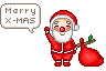 sants waving   animation
