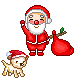  santa waving animation