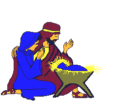 nativity and star  animation