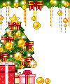 christmas tree and decorations  animation