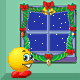  christmas window  animation