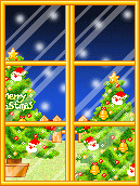  christmas window  animation