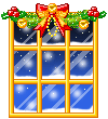  christmas window  animation