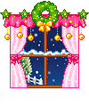  christmas window  animation