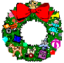  christmas wreath  animation