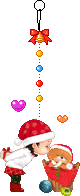  christmas kissing  animation