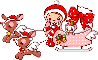 christmas sleigh   animation