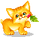 kitten with holly   animation