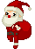 santa with a sack  animation