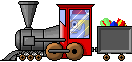 christmas train animation