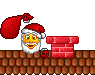  santa going down the chimney  animation